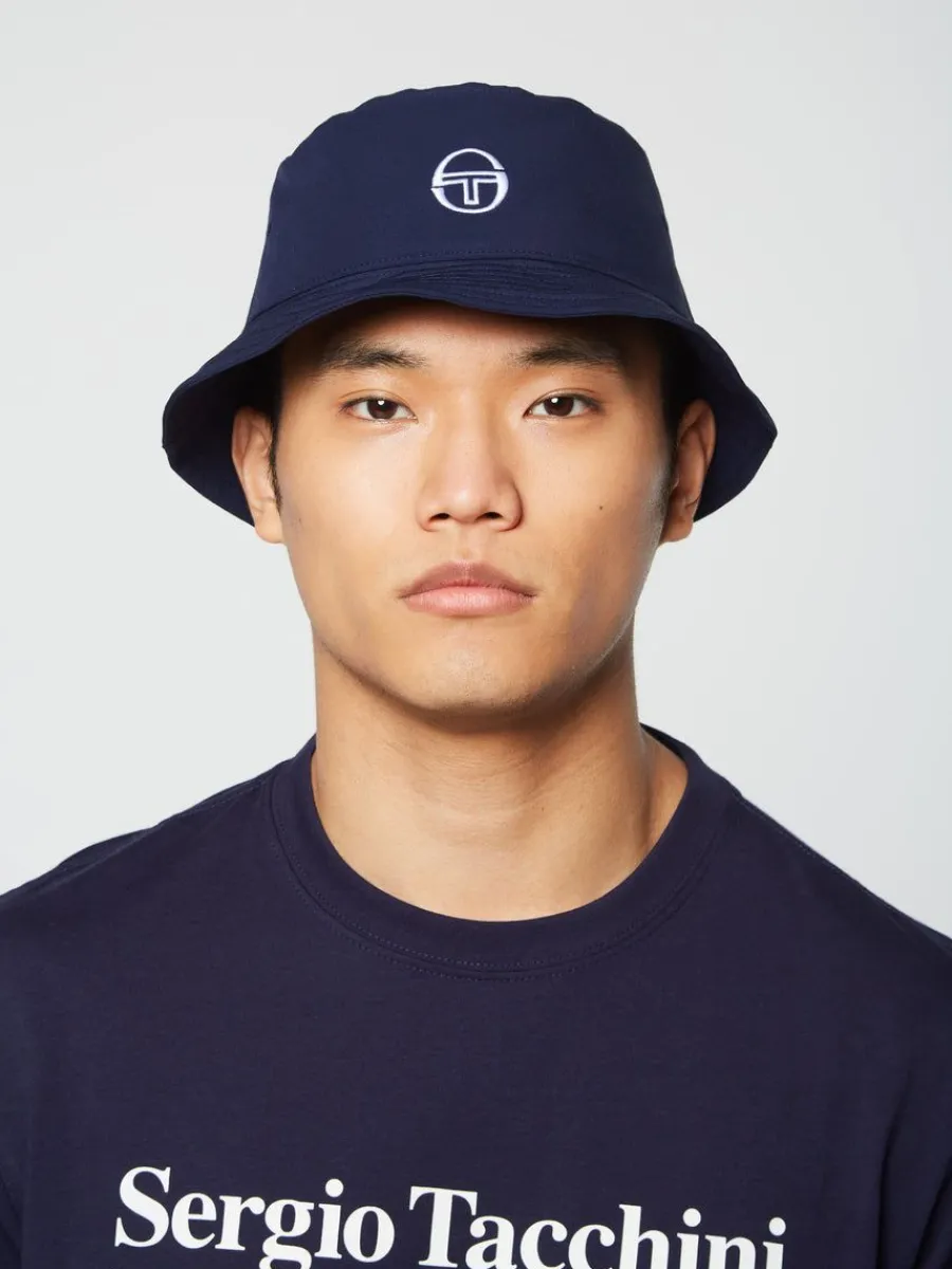 Sergio Tacchini Vacanza Bucket Hat- Maritime Blue Hot