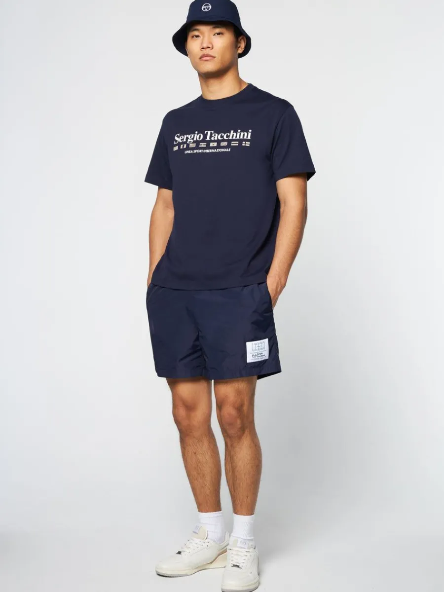 Sergio Tacchini Vacanza Bucket Hat- Maritime Blue Hot