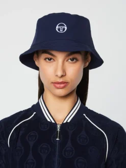 Sergio Tacchini Vacanza Bucket Hat- Maritime Blue Hot