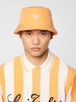 Sergio Tacchini Vacanza Bucket Hat- Tangerine
