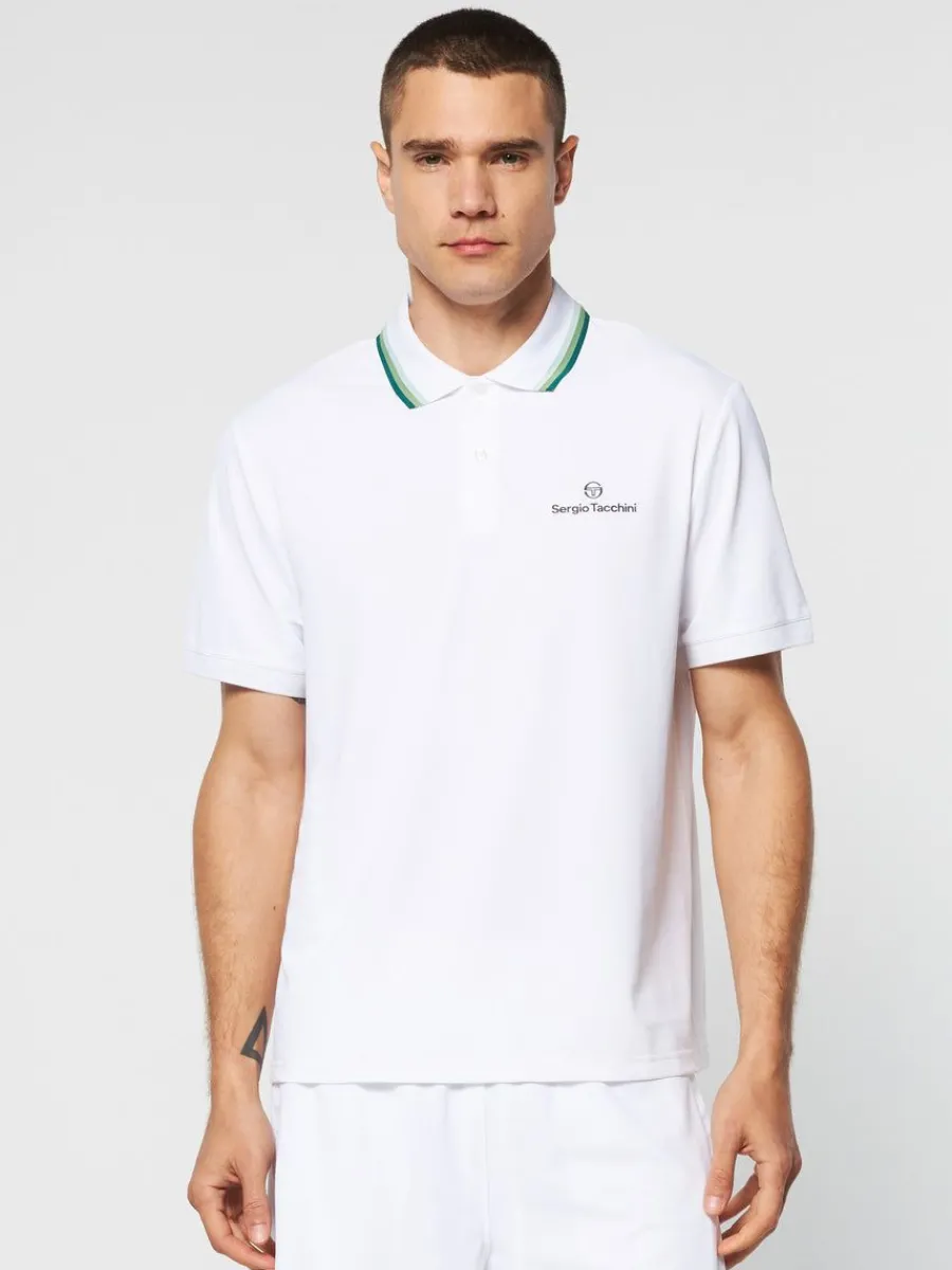 Sergio Tacchini Veloce Polo- Brilliant White
