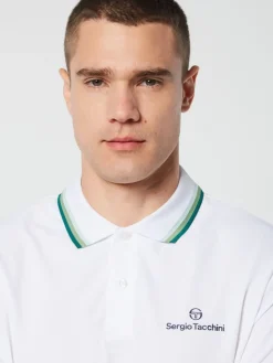 Sergio Tacchini Veloce Polo- Brilliant White
