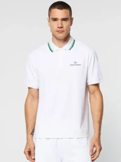 Sergio Tacchini Veloce Polo- Brilliant White Sale