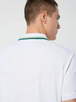 Sergio Tacchini Veloce Polo- Brilliant White Clearance