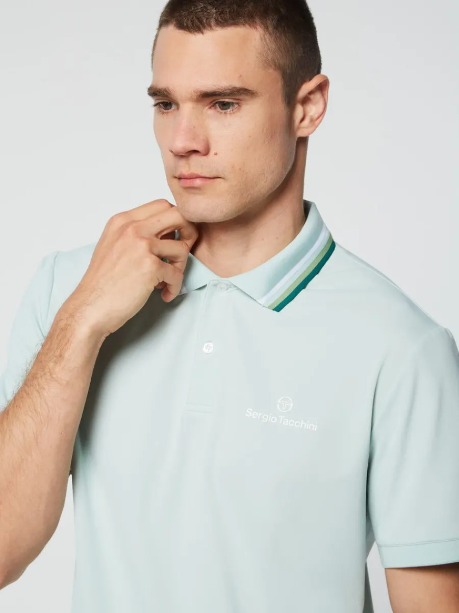 Sergio Tacchini Veloce Polo- Surf Spray