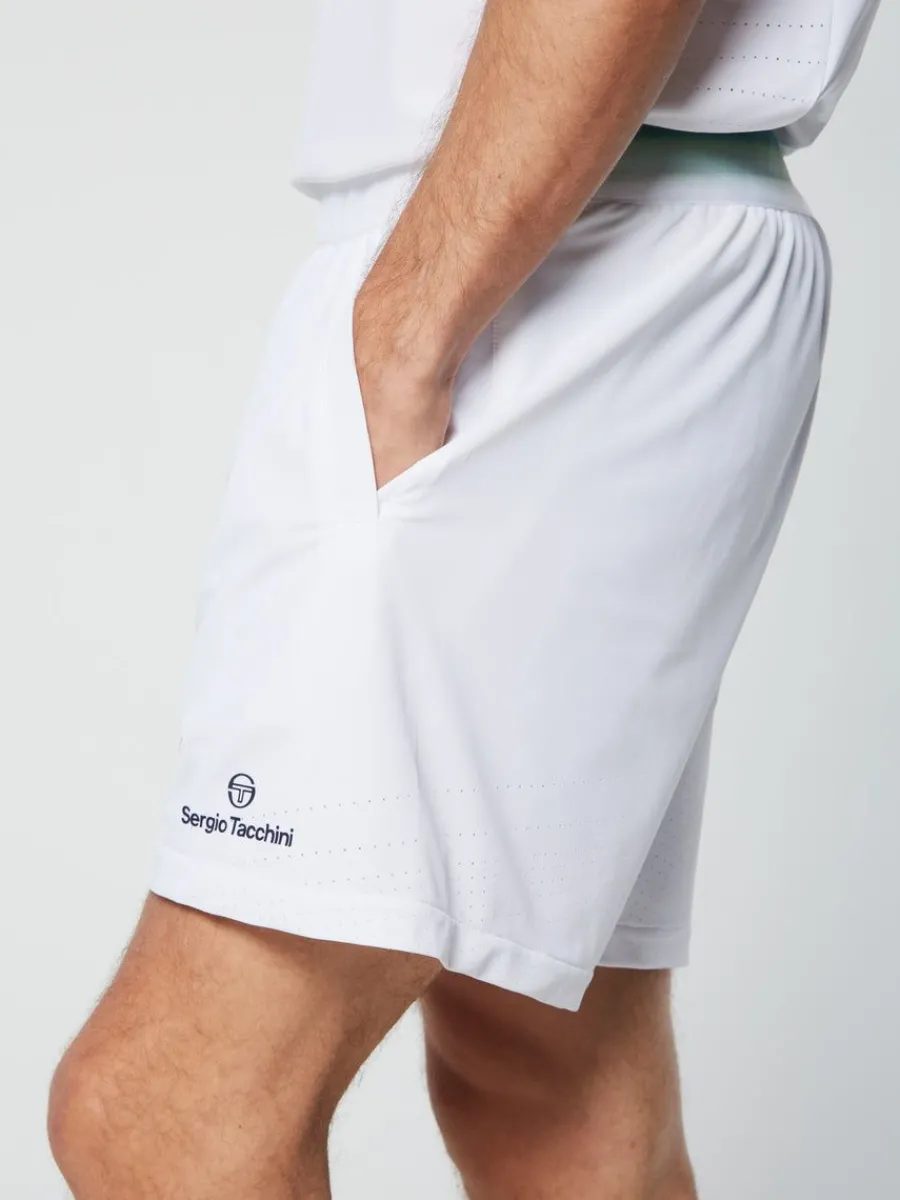 Sergio Tacchini Veloce Short- Brilliant White