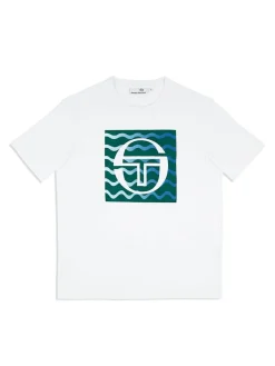 Sergio Tacchini Veloce T-Shirt- Brilliant White Best