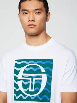 Sergio Tacchini Veloce T-Shirt- Brilliant White Best