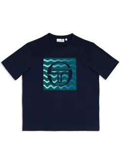 Sergio Tacchini Veloce T-Shirt- Maritime Blue