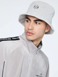 Sergio Tacchini Velour Bucket Hat-Quiet Gray Discount