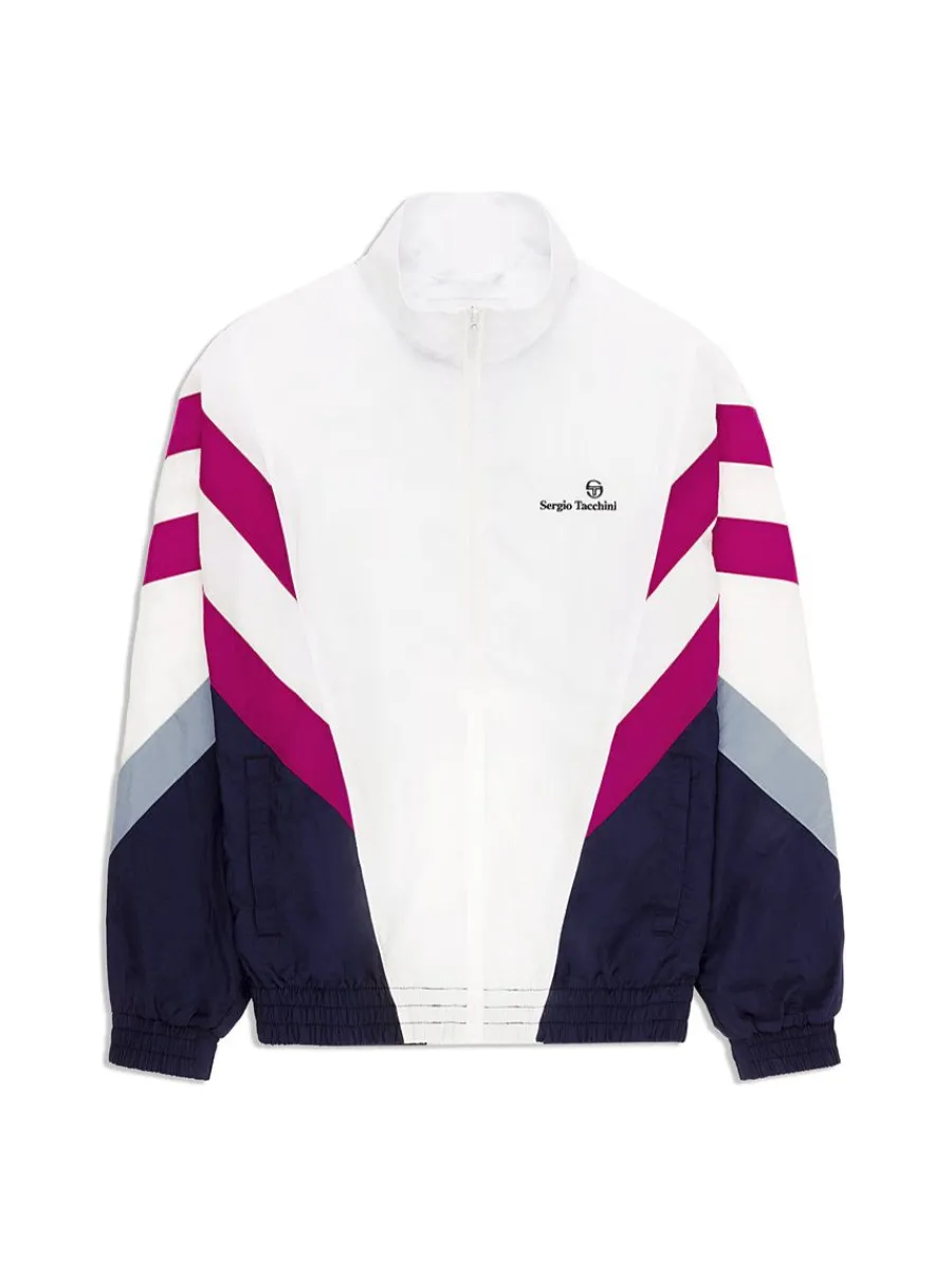 Sergio Tacchini Verona Track Jacket- White/ Multi Best