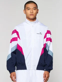 Sergio Tacchini Verona Track Jacket- White/ Multi New