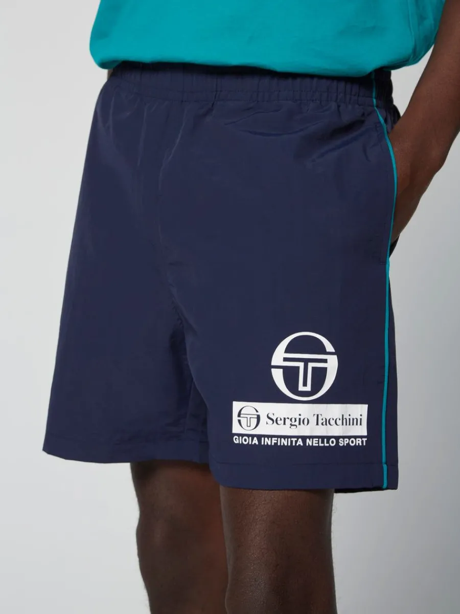 Sergio Tacchini Viva Nylon Short- Maritime Blue Online