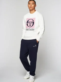 Sergio Tacchini Warp Crewneck- Gardenia Best
