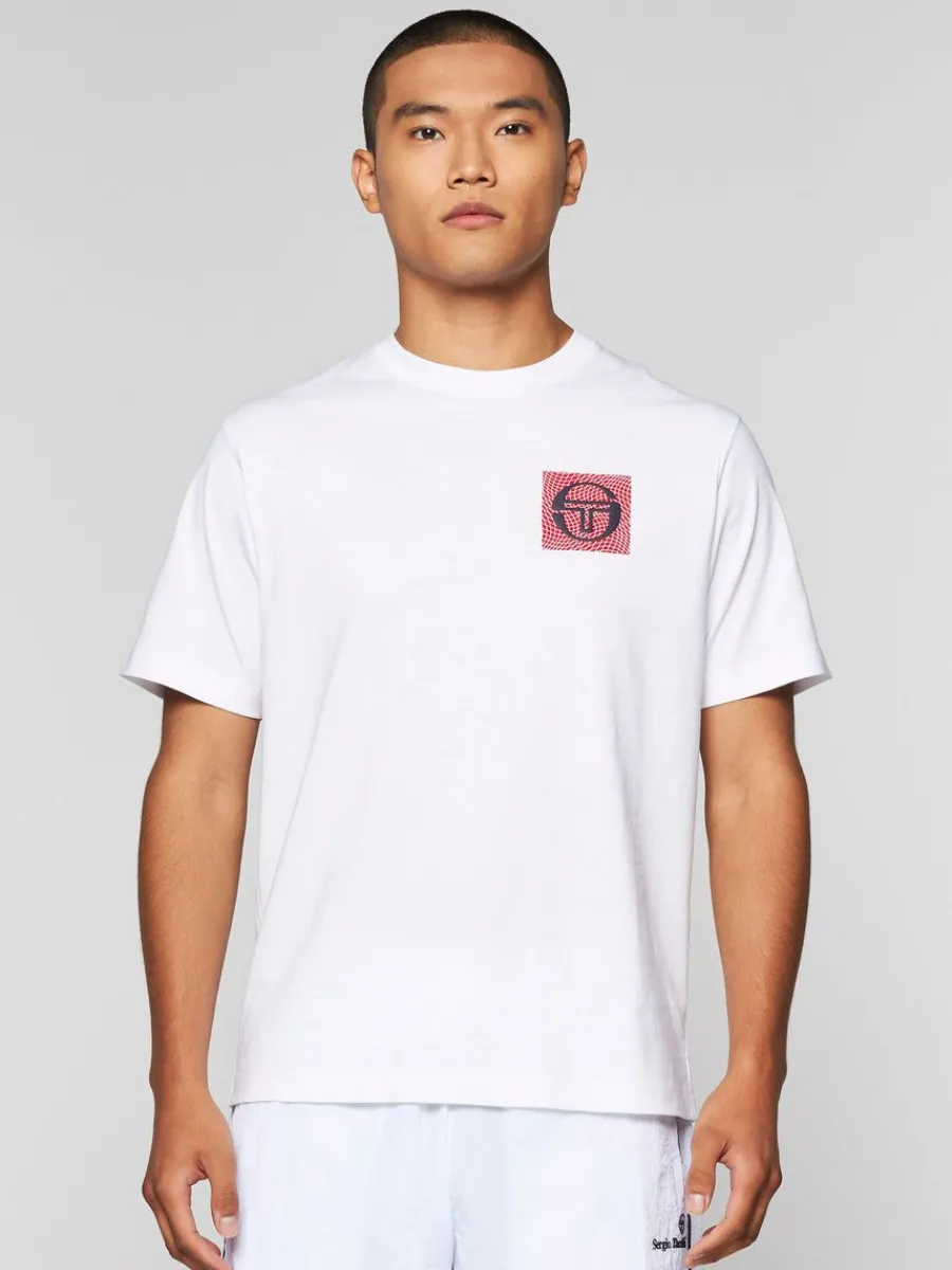 Sergio Tacchini Warp T-Shirt- Brilliant White Best