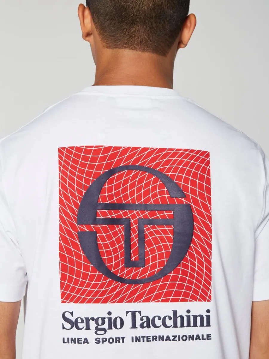 Sergio Tacchini Warp T-Shirt- Brilliant White Best