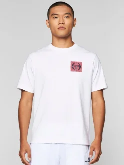 Sergio Tacchini Warp T-Shirt- Brilliant White Discount