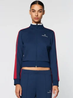 Sergio Tacchini Women'S Damarindo Track Jacket- Maritime Blue New