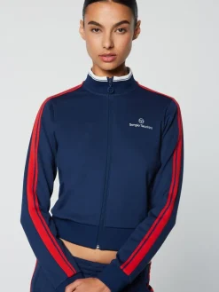 Sergio Tacchini Women'S Damarindo Track Jacket- Maritime Blue New