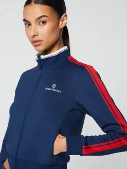 Sergio Tacchini Women'S Damarindo Track Jacket- Maritime Blue New