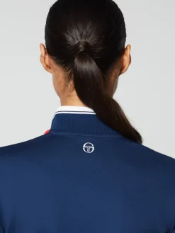 Sergio Tacchini Women'S Damarindo Track Jacket- Maritime Blue New