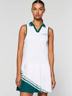 Sergio Tacchini Women'S Monza Tennis Dress- Brilliant White Online