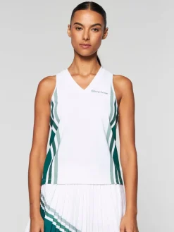 Sergio Tacchini Women'S Monza Tennis Tank- Brilliant White Online