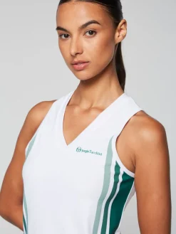 Sergio Tacchini Women'S Monza Tennis Tank- Brilliant White Online
