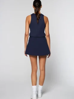 Sergio Tacchini Women'S Ortica Tennis Skort- Maritime Blue Online