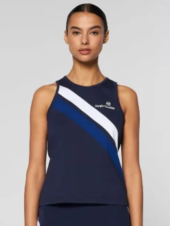 Sergio Tacchini Women'S Ortica Tennis Tank- Maritime Blue Outlet