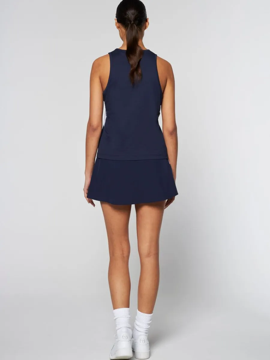 Sergio Tacchini Women'S Ortica Tennis Tank- Maritime Blue Outlet