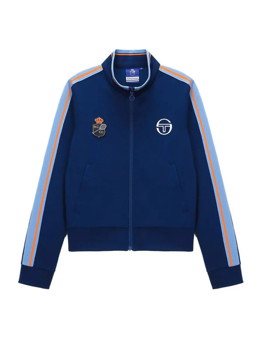 Sergio Tacchini Women'S Sre Staff Track Jacket- Navy New