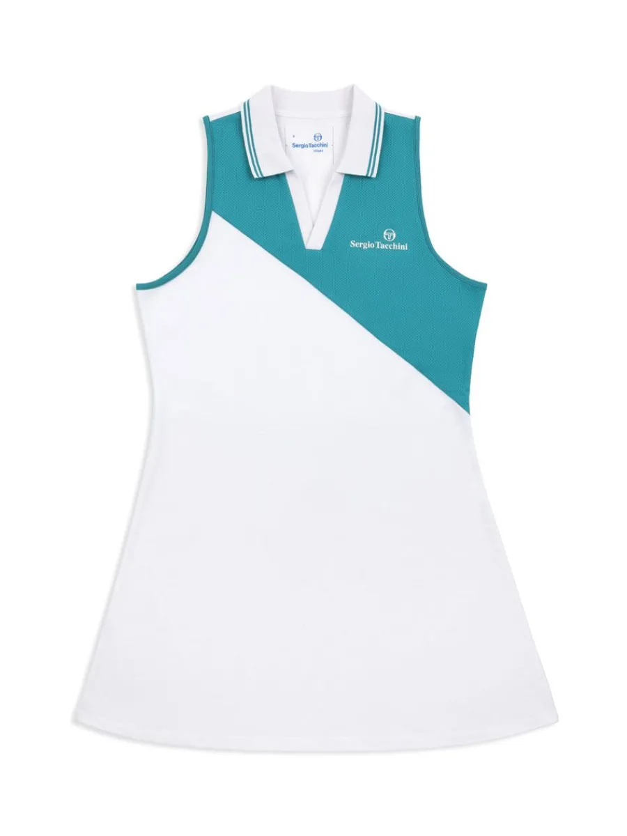 Sergio Tacchini Women'S Vigentino Tennis Dress- White Discount