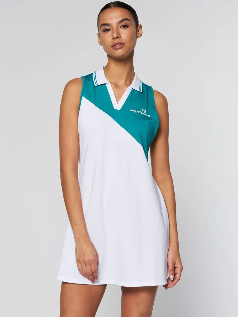 Sergio Tacchini Women'S Vigentino Tennis Dress- White Discount