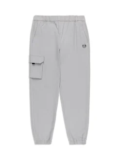 Sergio Tacchini Woven Cargo Jogger Pants- Heather Grey New