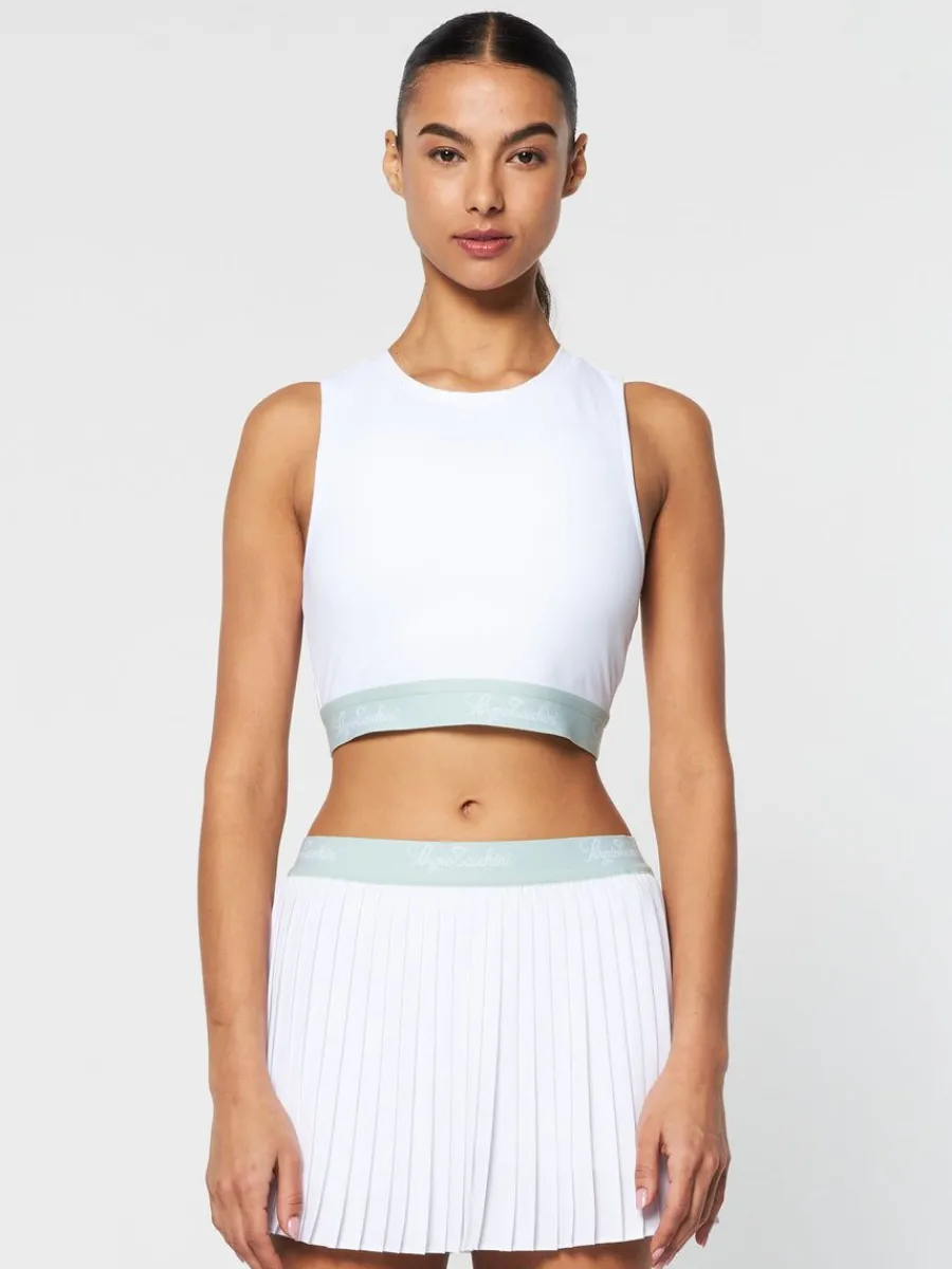 Sergio Tacchini Zambrini Top- Brilliant White Clearance