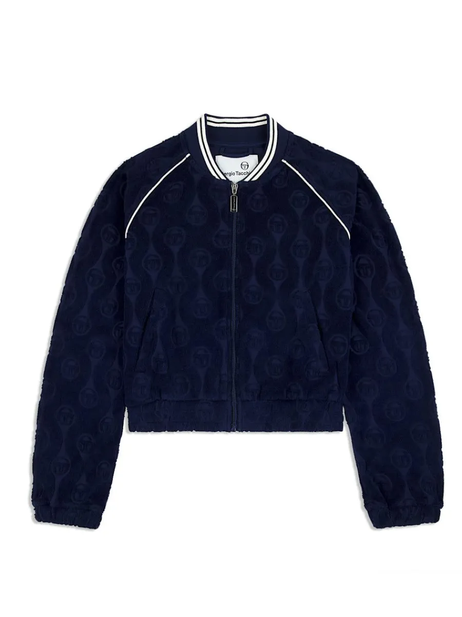 Sergio Tacchini Zona Track Jacket- Maritime Blue Sale