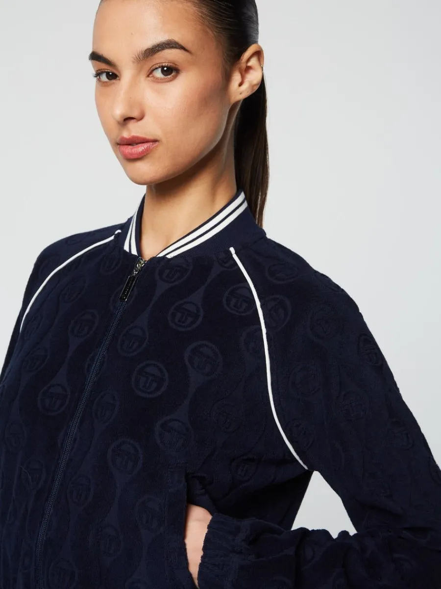 Sergio Tacchini Zona Track Jacket- Maritime Blue Sale